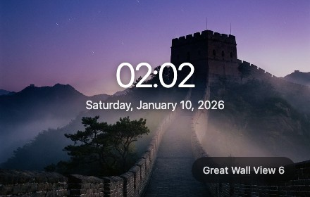 Great Wall New Tab - Twilight View